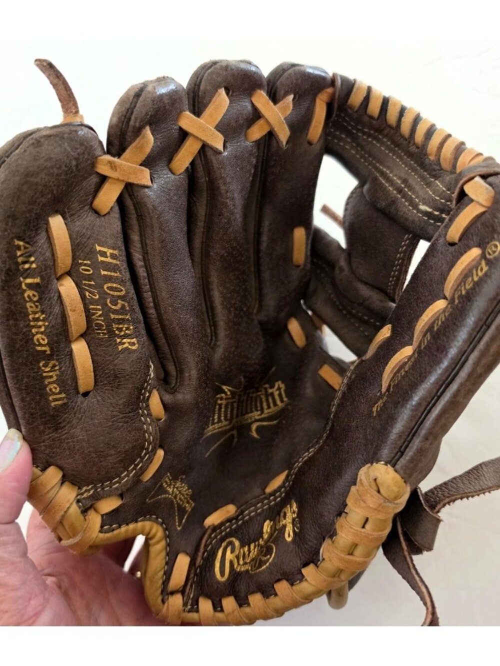 Rawlings Highlight Series H105BR 10.5" Youth Baseball Glove LHT Left Hand Throw